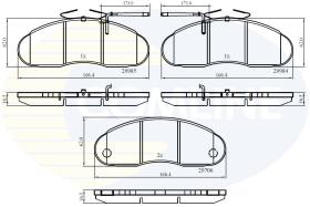 COMLINE CBP1991 - PASTILLAS DE FRENO COMLINE
