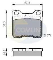 COMLINE CBP01060 - PASTILLAS DE FRENO COMLINE