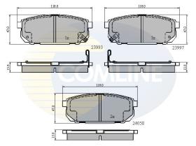 COMLINE CBP31288 - PASTILLAS DE FRENO COMLINE