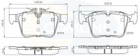 COMLINE CBP02345 - PASTILLAS DE FRENO COMLINE