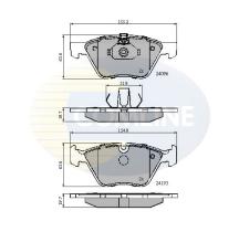 COMLINE CBP01300 - PASTILLAS DE FRENO COMLINE