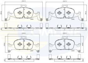 COMLINE CBP02365 - PASTILLAS DE FRENO COMLINE
