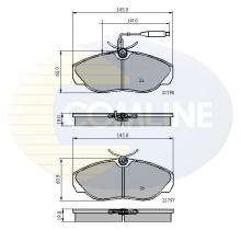 COMLINE CBP2219 - PASTILLAS DE FRENO COMLINE