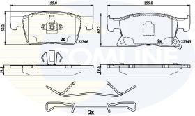 COMLINE CBP32309 - PASTILLAS DE FRENO COMLINE