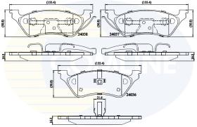 COMLINE CBP01164 - PASTILLAS DE FRENO COMLINE