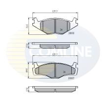 COMLINE CBP0703 - PASTILLAS DE FRENO COMLINE