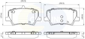 COMLINE CBP02393 - PASTILLAS DE FRENO COMLINE