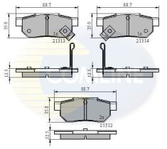 COMLINE CBP3242 - PASTILLAS DE FRENO COMLINE