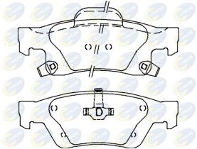 COMLINE CBP36076 - PASTILLAS DE FRENO COMLINE