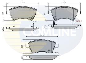 COMLINE CBP31513 - PASTILLAS DE FRENO COMLINE