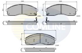 COMLINE CBP3968 - PASTILLAS DE FRENO COMLINE