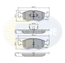 COMLINE CBP0201 - PASTILLAS DE FRENO COMLINE