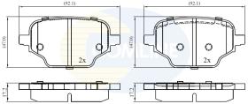COMLINE CBP02453 - PASTILLAS DE FRENO COMLINE