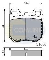 COMLINE CBP0741 - PASTILLAS DE FRENO COMLINE