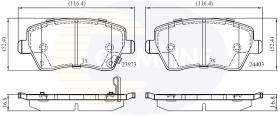 COMLINE CBP32008 - PASTILLAS DE FRENO COMLINE