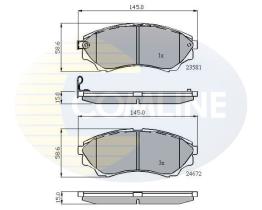 COMLINE CBP32012 - PASTILLAS DE FRENO COMLINE