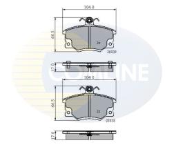 COMLINE CBP4137 - PASTILLAS DE FRENO COMLINE