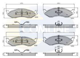 COMLINE CBP0845 - PASTILLAS DE FRENO COMLINE