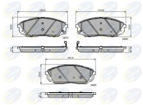 COMLINE CBP32013 - PASTILLAS DE FRENO COMLINE