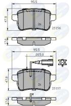 COMLINE CBP12103 - PASTILLAS DE FRENO COMLINE