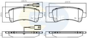 COMLINE CBP12395 - PASTILLAS DE FRENO COMLINE - SUST.  CBP16116