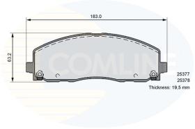 COMLINE CBP36103 - PASTILLAS DE FRENO COMLINE