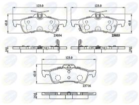 COMLINE CBP32204 - PASTILLAS DE FRENO COMLINE