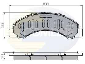 COMLINE CBP3918 - PASTILLAS DE FRENO COMLINE