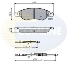 COMLINE CBP21119 - PASTILLAS DE FRENO COMLINE