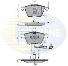 COMLINE CBP11200 - PASTILLAS DE FRENO COMLINE