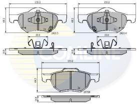 COMLINE CBP31195 - PASTILLAS DE FRENO COMLINE