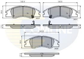COMLINE CBP31321 - PASTILLAS DE FRENO COMLINE