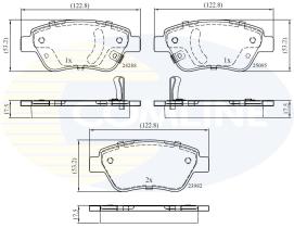 COMLINE CBP32376 - PASTILLAS DE FRENO COMLINE