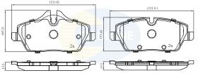 COMLINE CBP02444 - PASTILLAS DE FRENO COMLINE