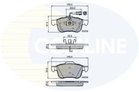 COMLINE CBP12118 - PASTILLAS DE FRENO COMLINE