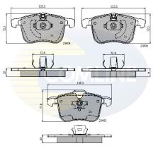 COMLINE CBP01593 - PASTILLAS DE FRENO COMLINE