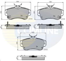 COMLINE CBP3894 - PASTILLAS DE FRENO COMLINE