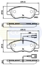 COMLINE CBP12213 - PASTILLAS DE FRENO COMLINE