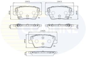 COMLINE CBP32772 - PASTILLAS DE FRENO COMLINE