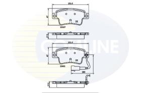 COMLINE CBP21528 - PASTILLAS DE FRENO COMLINE