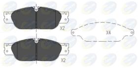 COMLINE CBP01103 - PASTILLAS DE FRENO COMLINE