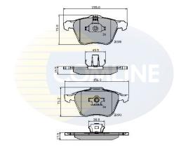 COMLINE CBP01322 - PASTILLAS DE FRENO COMLINE