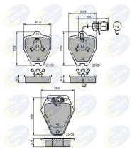 COMLINE CBP1884 - PASTILLAS DE FRENO COMLINE