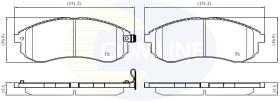 COMLINE CBP31749 - PASTILLAS DE FRENO COMLINE