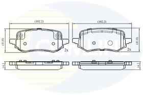 COMLINE CBP02741 - PASTILLAS DE FRENO COMLINE
