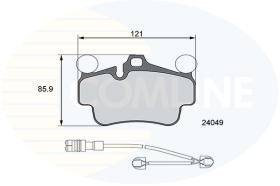 COMLINE CBP26127 - PASTILLAS DE FRENO COMLINE