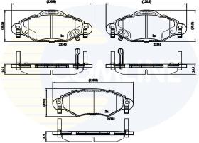 COMLINE CBP31152 - PASTILLAS DE FRENO COMLINE