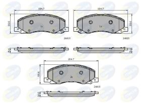 COMLINE CBP32003 - PASTILLAS DE FRENO COMLINE