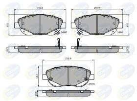 COMLINE CBP32035 - PASTILLAS DE FRENO COMLINE