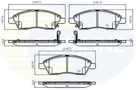COMLINE CBP32359 - PASTILLAS DE FRENO COMLINE